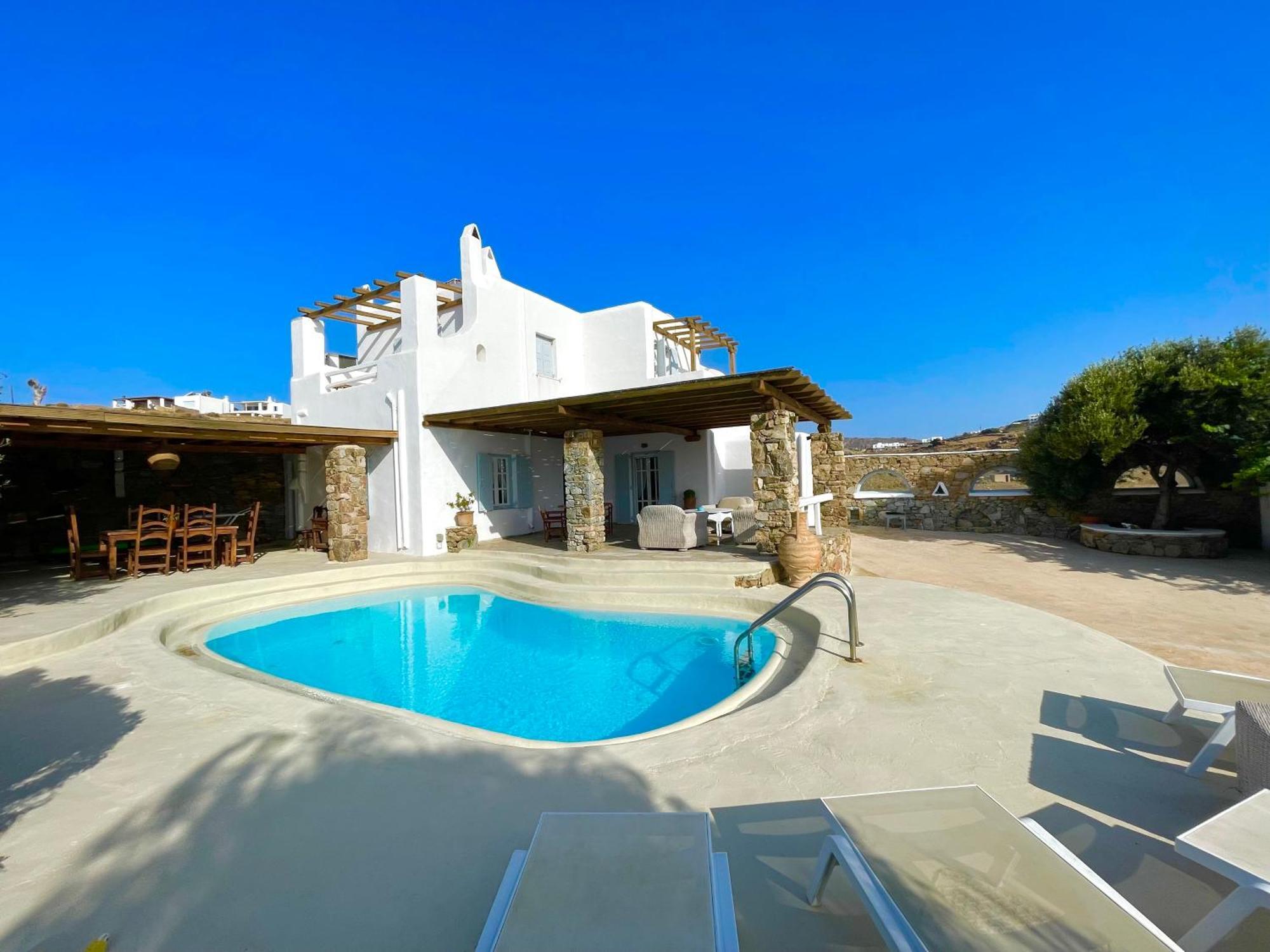 Kalafatis Private Villa Mykonos Ngoại thất bức ảnh